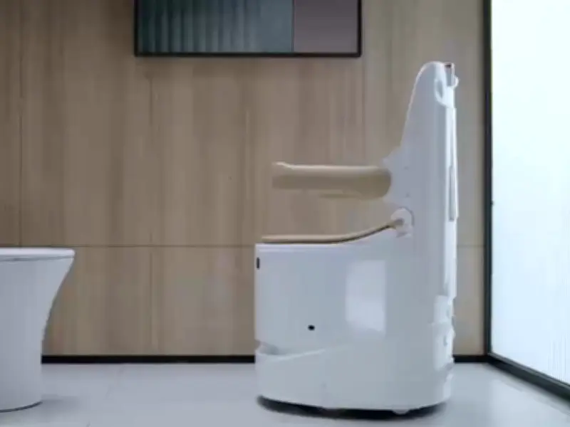 Chinese Firm Unveils Self-Driving Toilet That Follows You Around