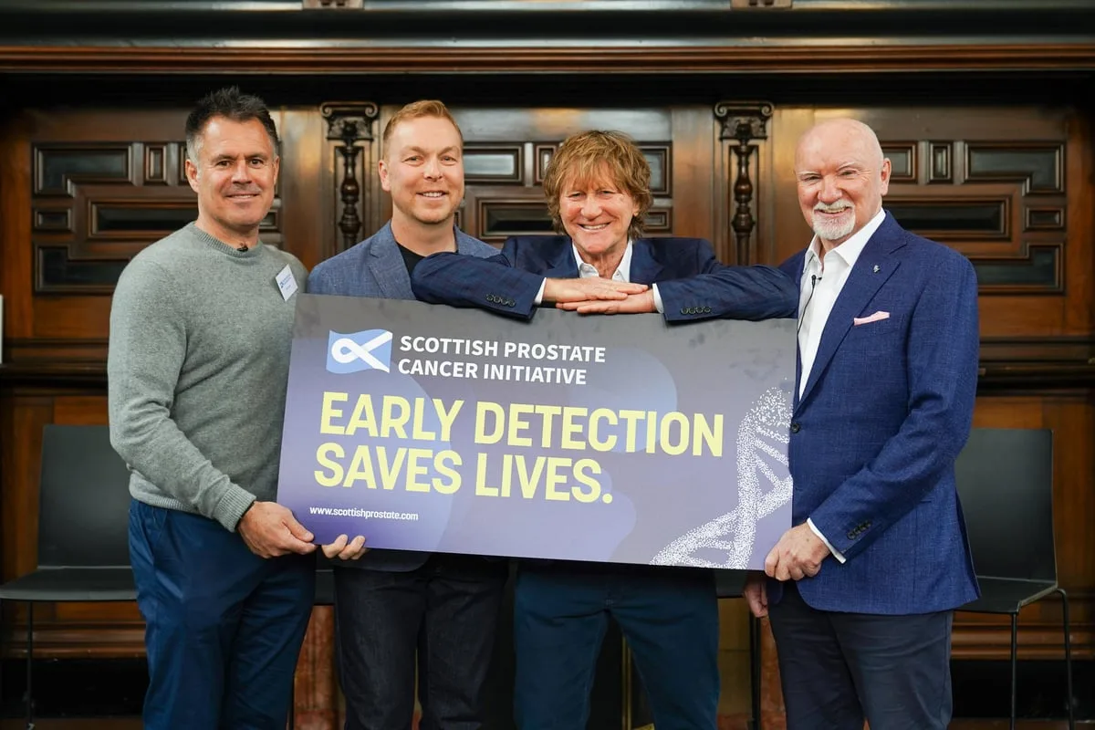 Sir Chris Hoy launches prostate cancer screening project for 25,000 men