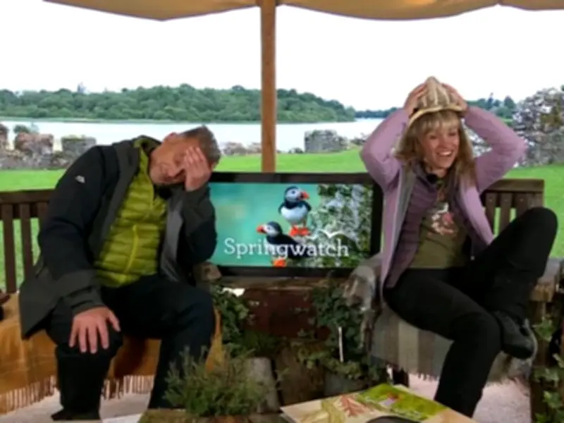 Chris Packham Buries Head in Hands After Co-Star 'Runs' Segment on Springwatch
