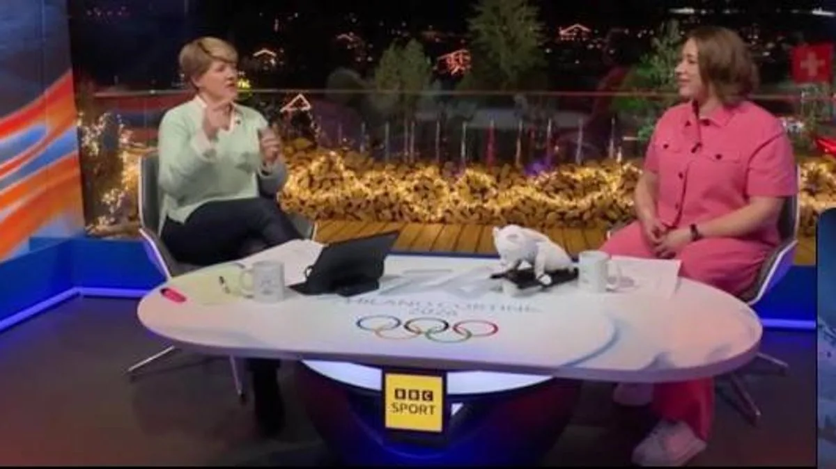 Clare Balding and Lizzy Yarnold Bid Emotional Farewell at Winter Olympics