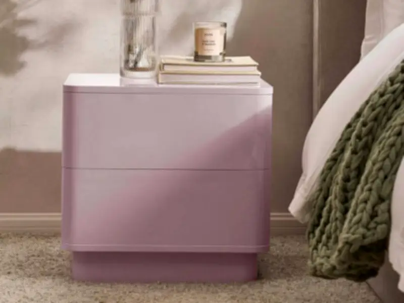 Classy Glossy Bedside Table Slashed to £50, Shoppers Call It 'Fabulous'