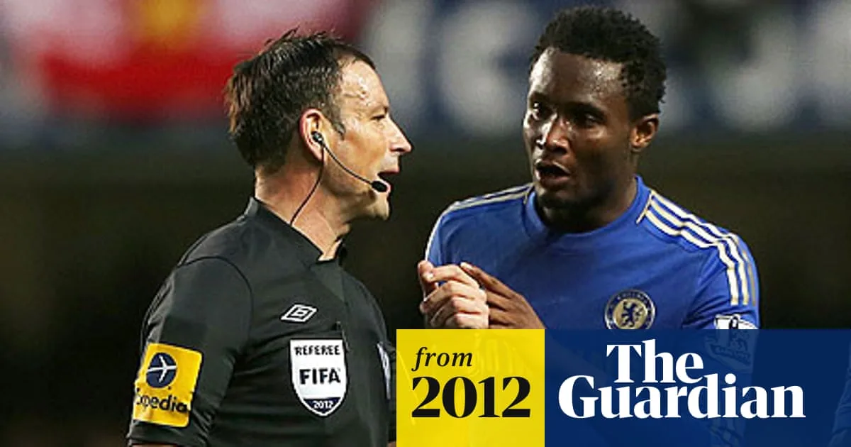 Clattenburg Cleared of Racism Allegations, Mikel Charged by FA