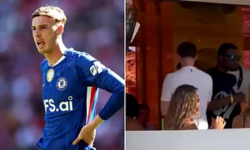 Cole Palmer risks girlfriend's wrath after cosying up to Love Island stars in Ibiza