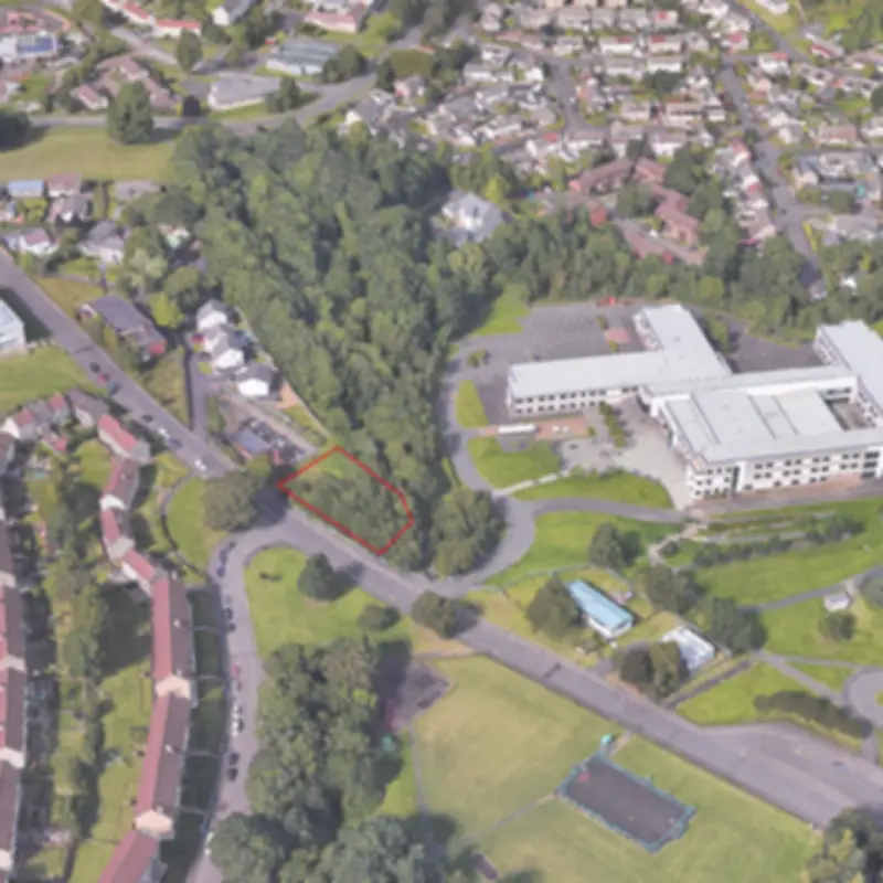 Commercial unit plan for land next to Paisley secondary school
