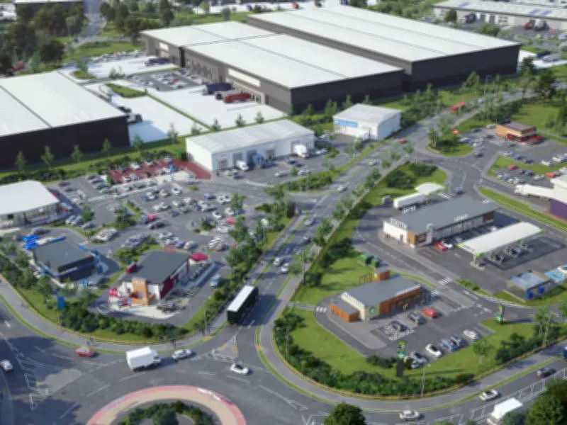 Construction Starts on Starbucks Drive-Thru and Petrol Station in County Durham