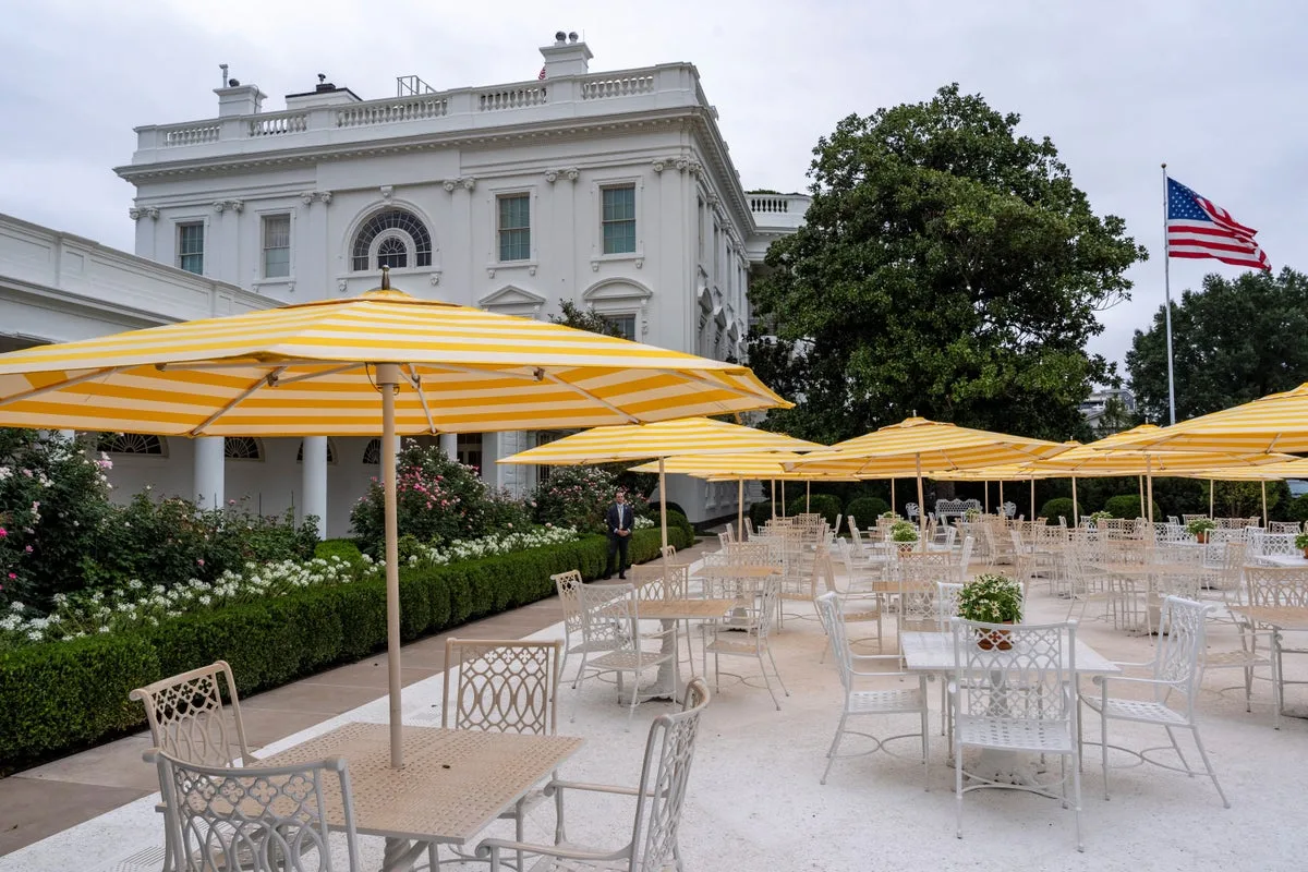 Trump Slams Contractor Over 'Huge Gash' in Rose Garden Stone