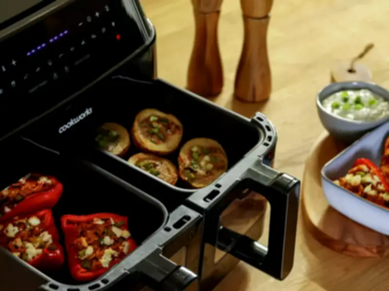 Cookworks 9L Dual Air Fryer Now £60 at Argos, Saving £40