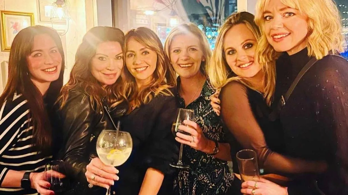 Coronation Street Stars Toast Alison King's 50th Birthday