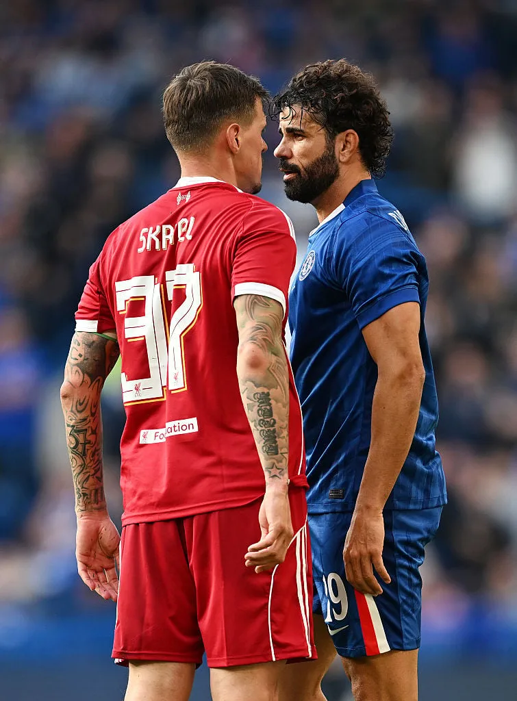 Costa and Skrtel Rekindle Rivalry in Legends Charity Match