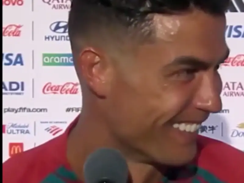 Cristiano Ronaldo Laughs Off Journalists' World Cup Request After Investment