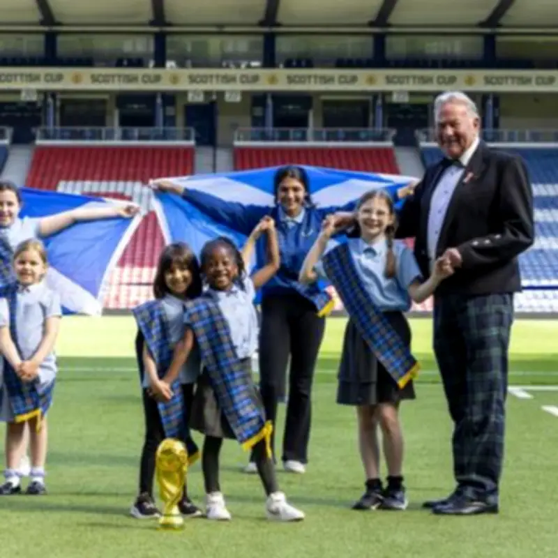 Croftfoot Primary Pupils Dance at Hampden Ahead of World Cup Day of Dance