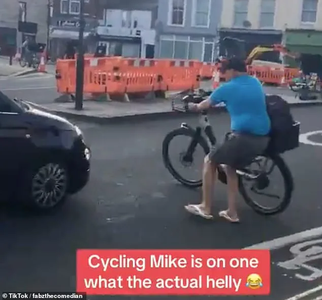 Cycling Mikey smashes bike into car in Hammersmith road row