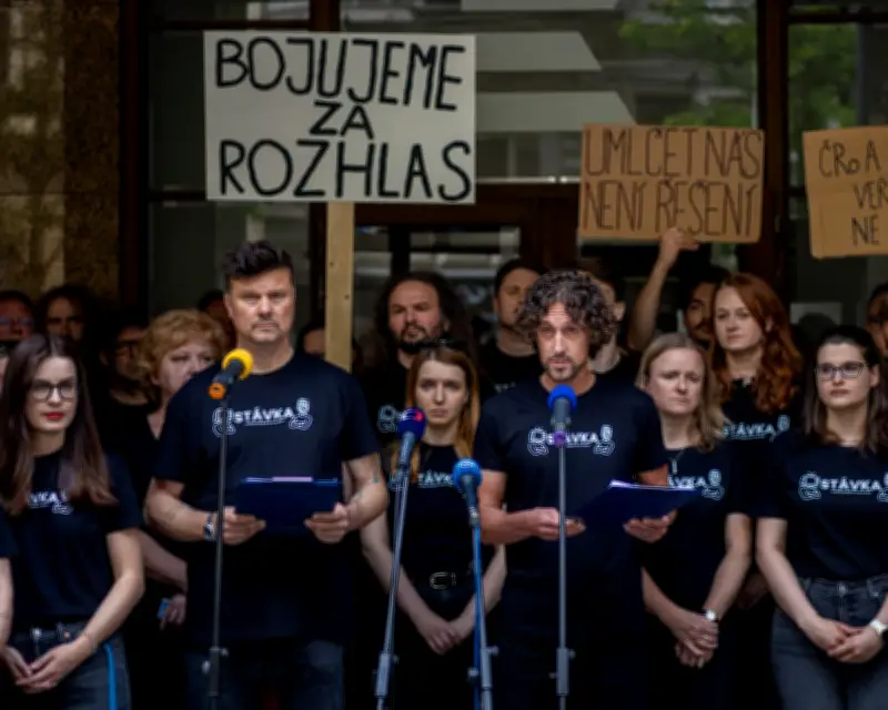 Czech Public Broadcasters Strike Over Government Funding Cuts