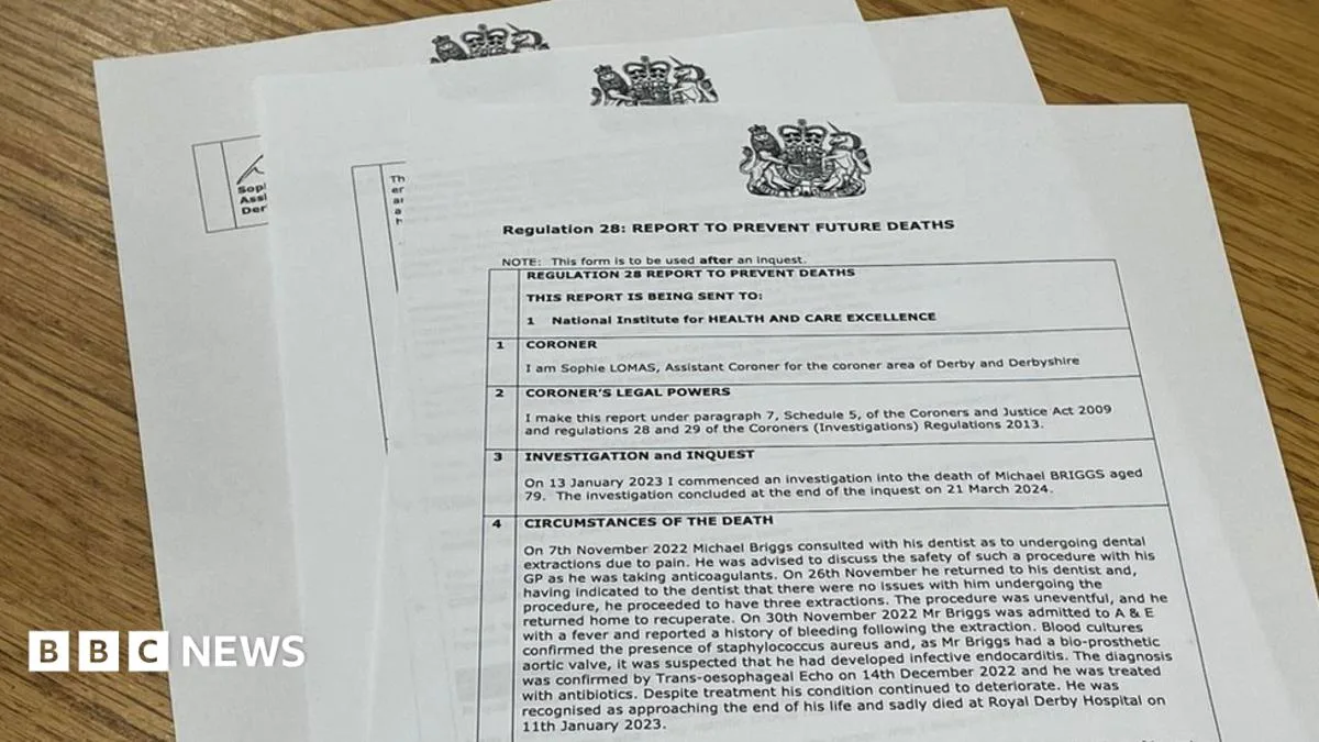 New Guidance After Man, 79, Dies Following Tooth Extraction