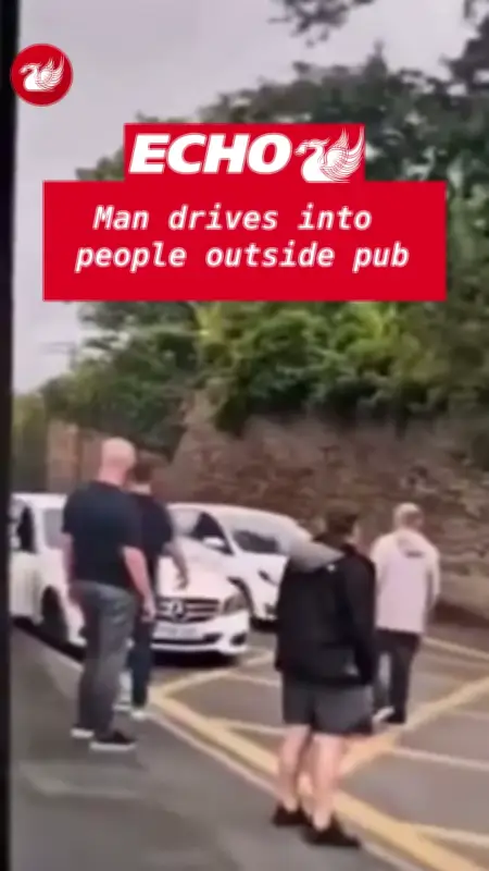 Dad ploughs car into pub crowd, breaking man's leg on Father's Day