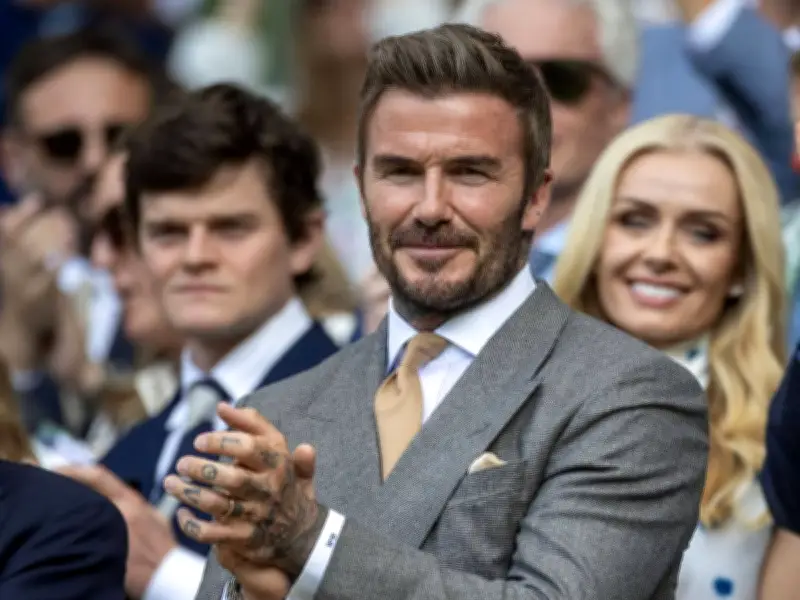 David Beckham Causes Wimbledon Centre Court Interview Pause
