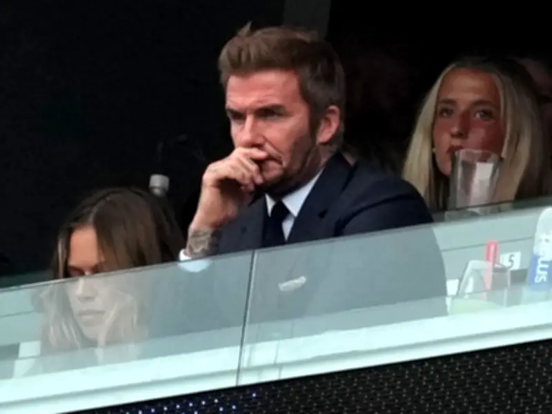 David Beckham Cheers England with Cruz Amid Brooklyn Feud