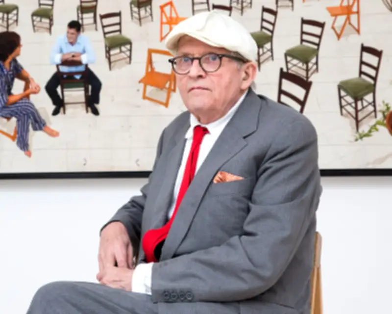 David Hockney's Funeral Held with Only Two Mourners as Requested
