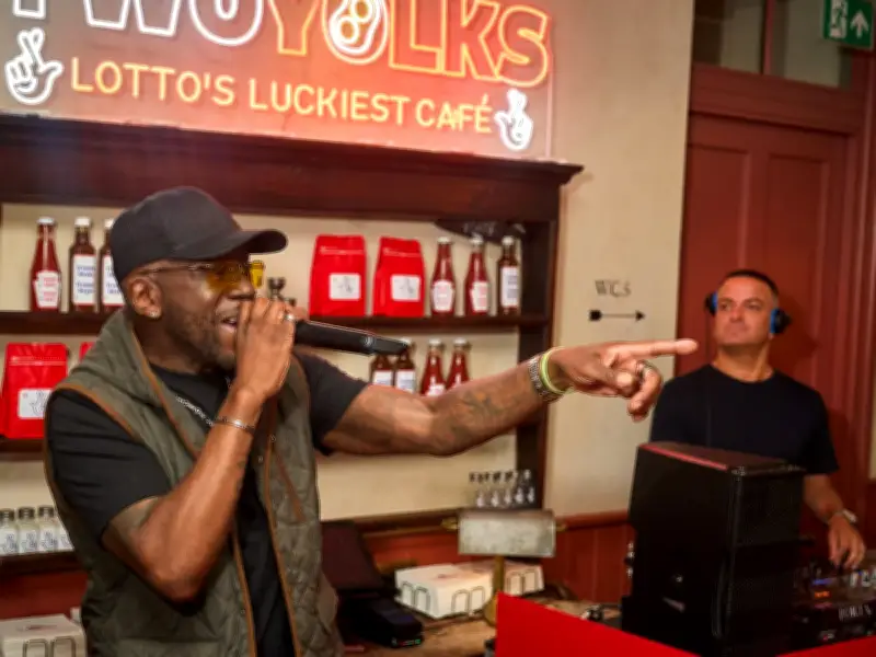 DJ Luck and MC Neat Perform at London's Luckiest Café Pop-Up