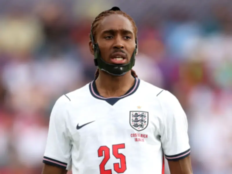 Djed Spence's Protective Jaw Guard at World Cup Explained
