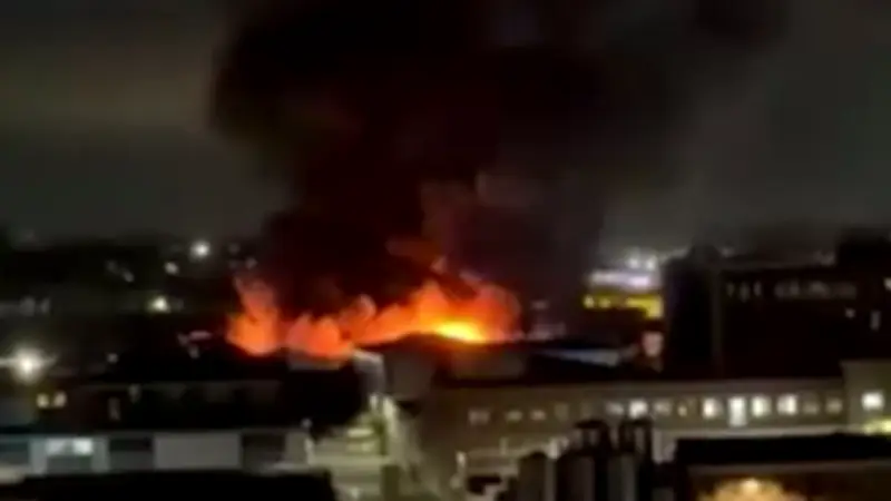 Dozens of Firefighters Tackle Major Blaze in Cheetham Hill, Roads Closed