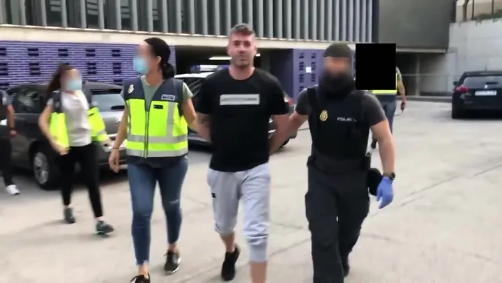 UK Drug Lord Dances Bizarre Jig After Arrest in Spain