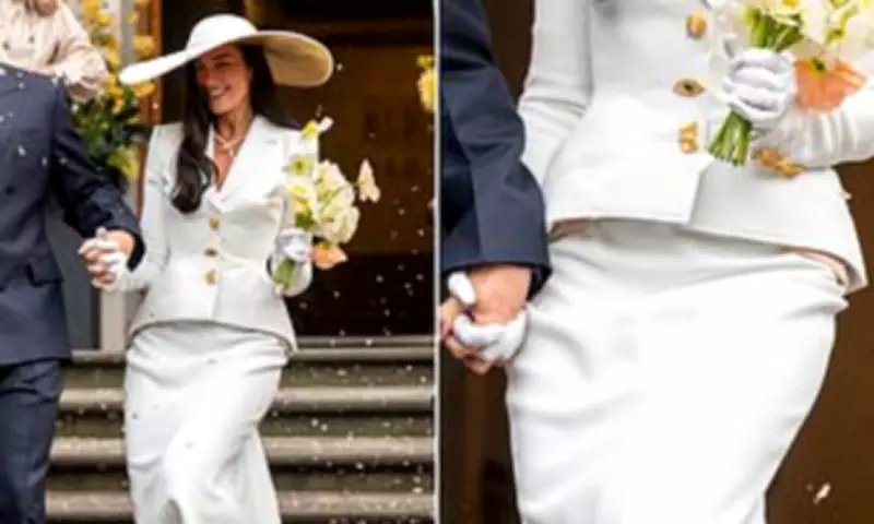 Dua Lipa's Wedding Outfit Distracts Fans with Visible Hip Padding