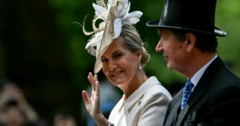 Duchess Sophie Dazzles in Cream at Trooping the Colour Parade