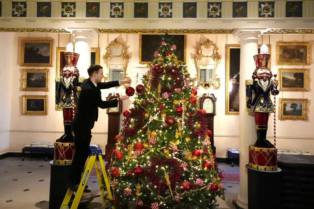 Dumfries House Unveils 'Magical' Christmas Display with 15 Festive Trees