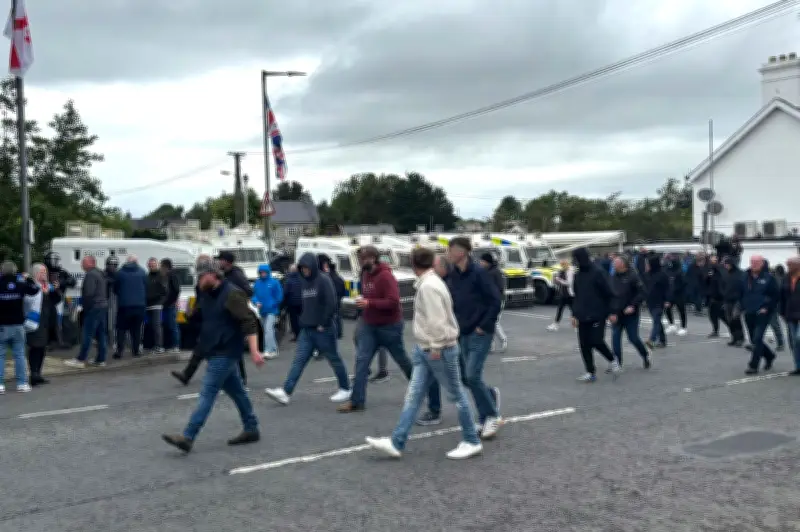 DUP MP Defends Photo with Masked Men at Scarva Protest