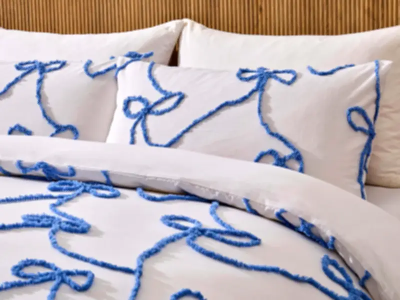 Dusk's Bella Cotton Bow Bedding Set Reduced by 50% to £23 for Summer