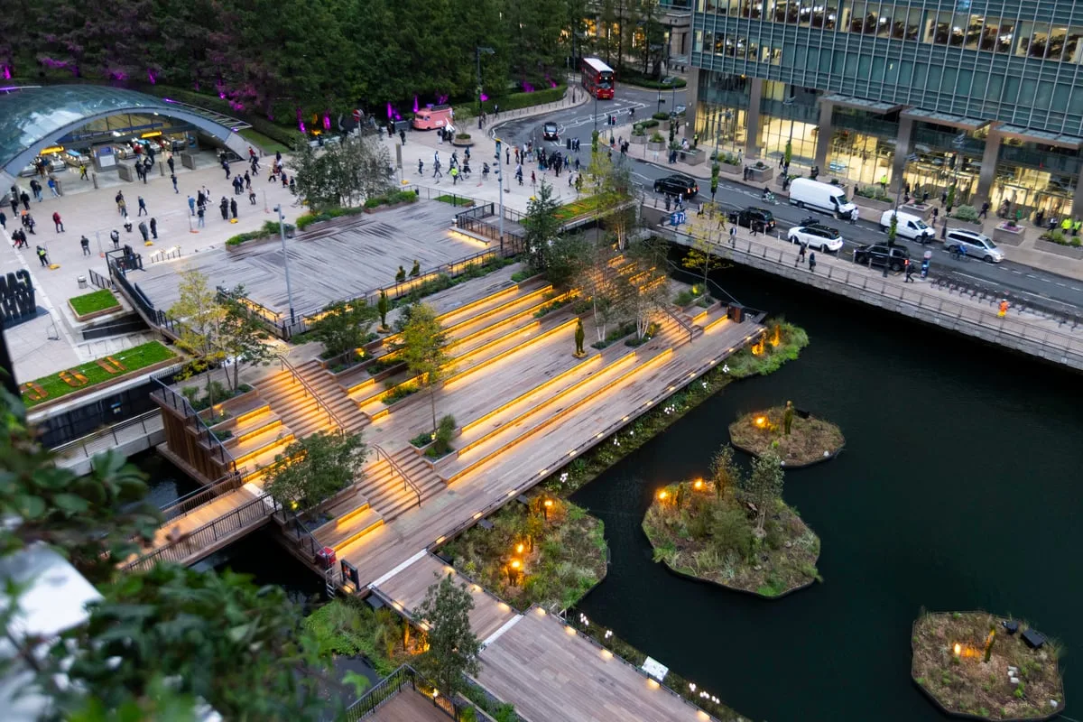 Eden Project Unveils First Urban Green Oasis at Canary Wharf