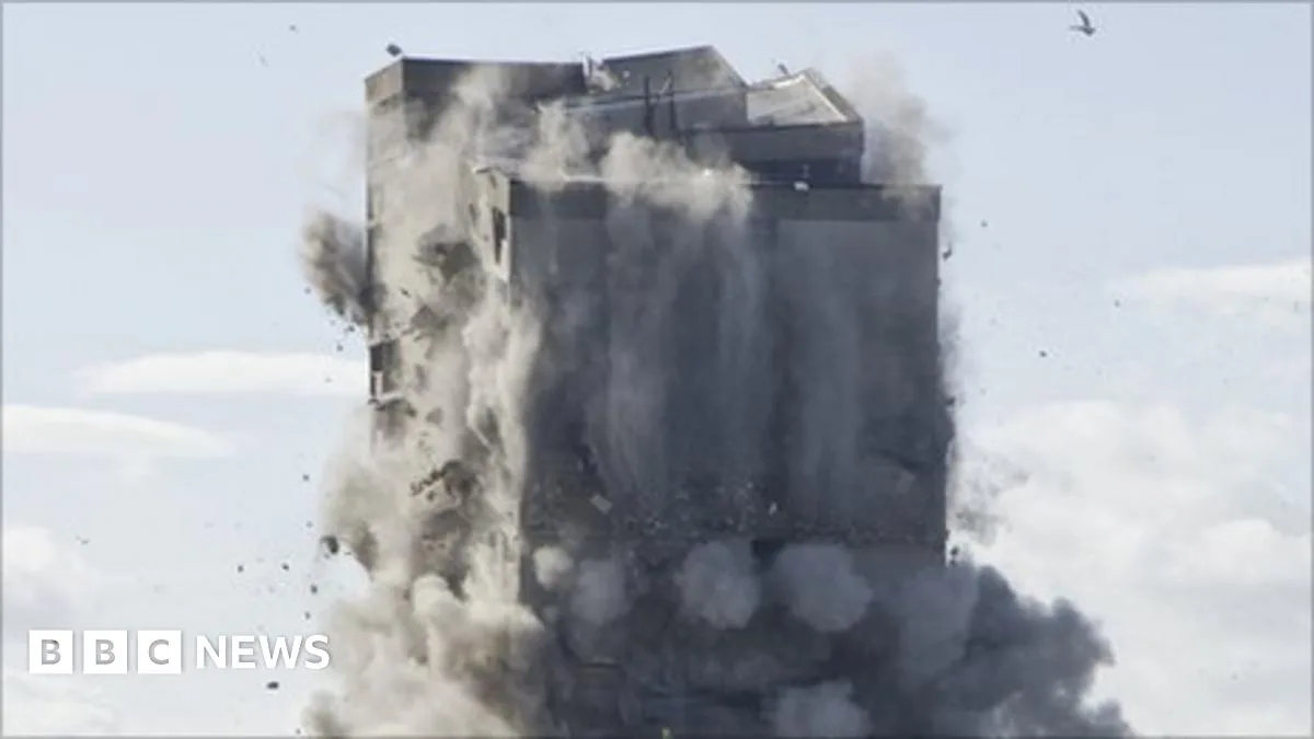 Edinburgh Tower Block Demolition Halted by Lone Resident
