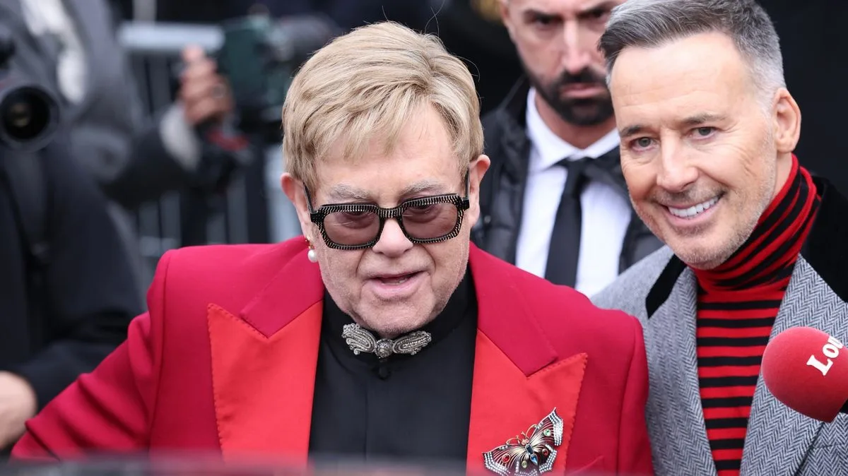 Elton John's Husband David Furnish Provides Health Update Amid Singer's Blindness Battle