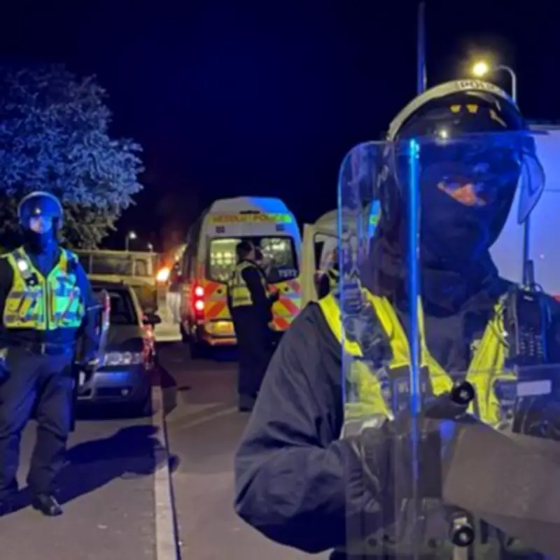 Ely Riots Sentencing: Rioter Cheered as Petrol Bomb Hurled at Police Officer