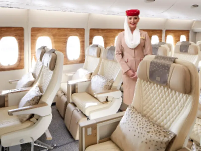 Emirates New Economy Seat Winged Headrest Goes Viral Premium Feel