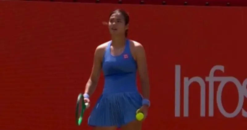 Emma Raducanu Match Interrupted by Trooping the Colour Flypast at Queen's