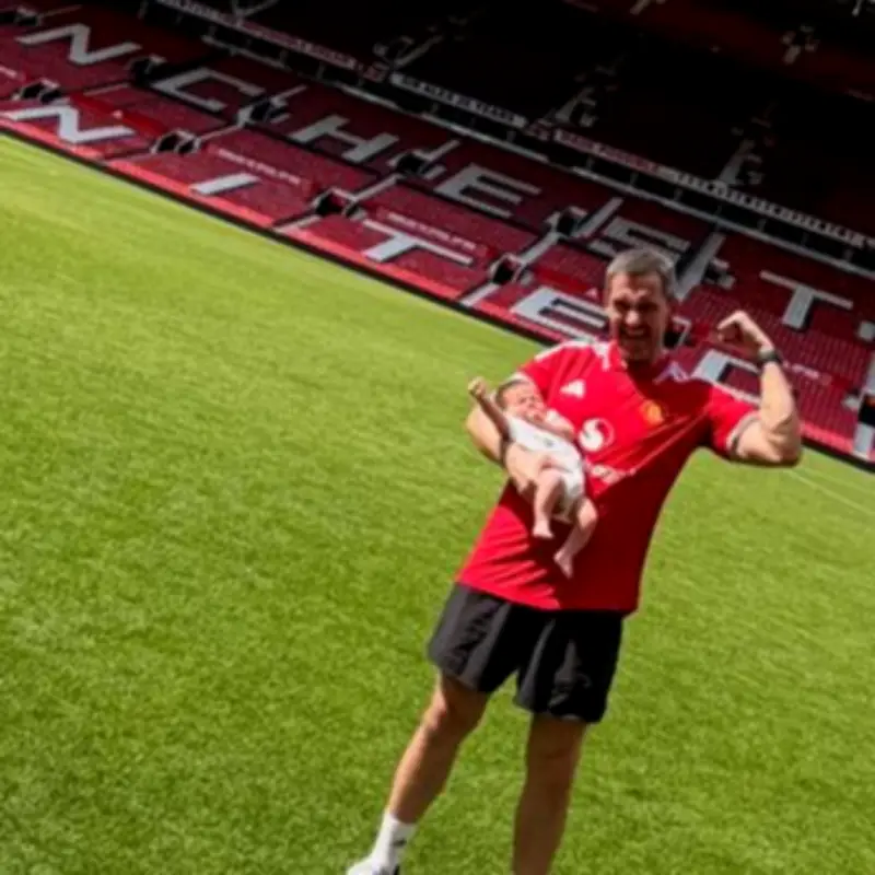 Emmerdale Star Anthony Quinlan Takes Baby Son to Old Trafford