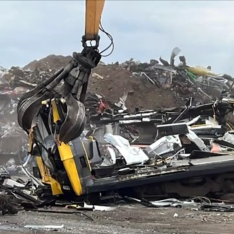 End of the Line: Old Tyne and Wear Metro Trains Sent to Scrapheap