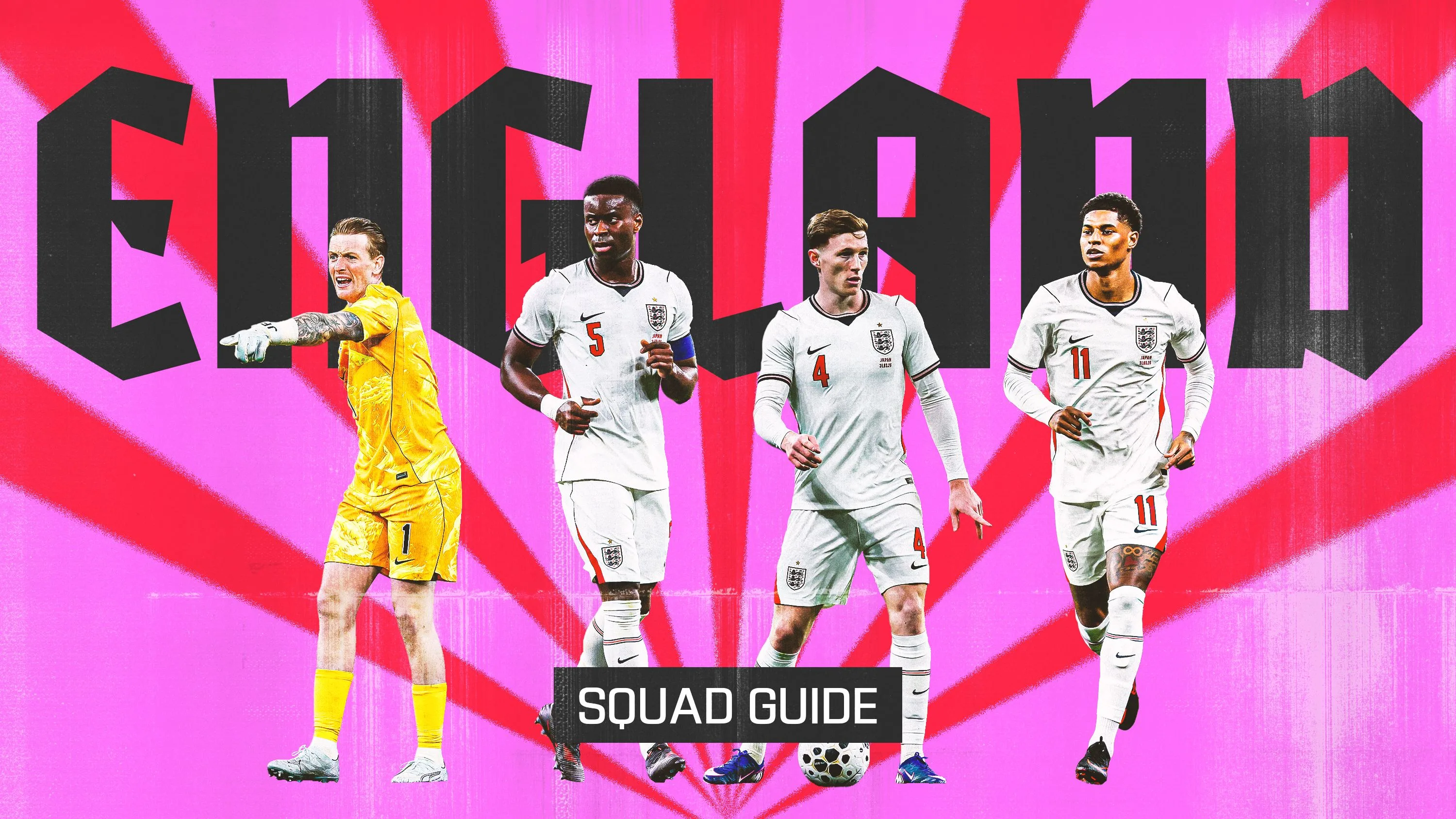 England 2026 World Cup Squad Numbers Revealed