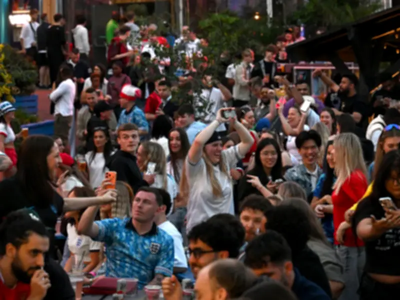 England Fans Gather at Manchester Fanzone for World Cup Opener