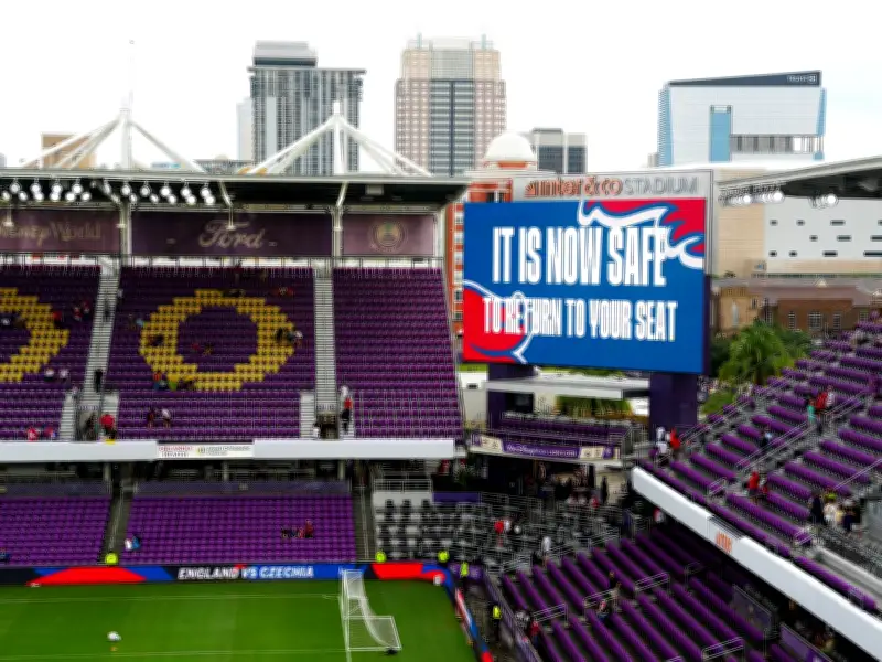 England vs Costa Rica kick-off delayed by storms in Orlando