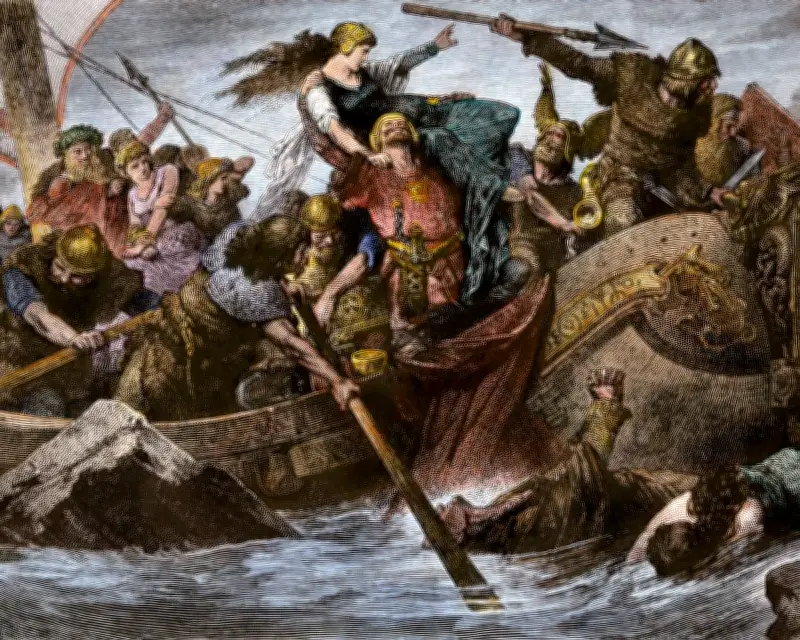 English Nation's Hybrid Origins: Celts, Vikings, Romans, Normans