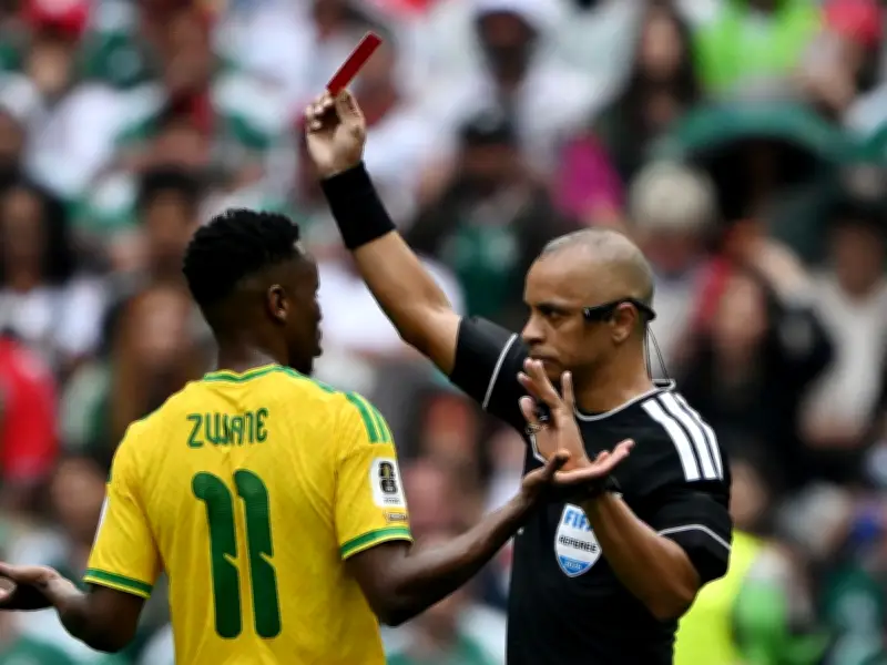 Ex-FIFA Referee: Zwane Red Card Wrong After World Cup Opener