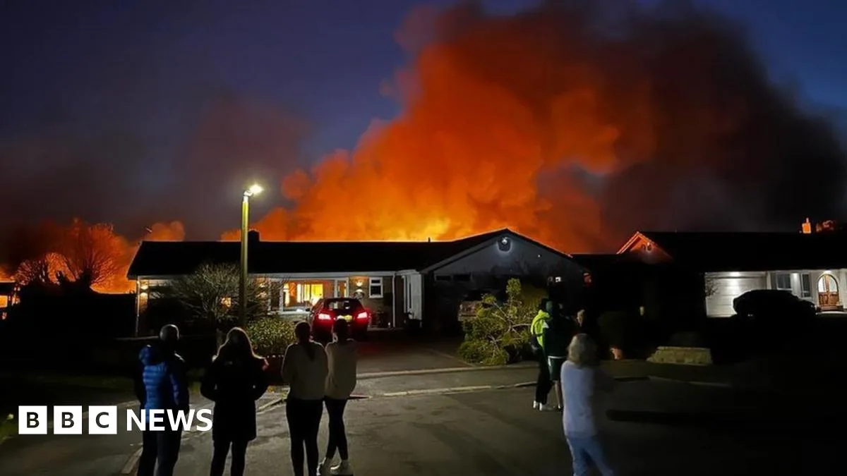 Three Teenagers Arrested Over Wirral Marshland Fire