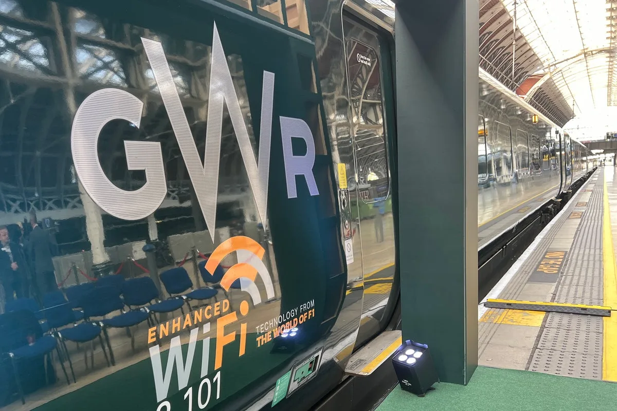F1 tech to speed up wifi on GWR trains