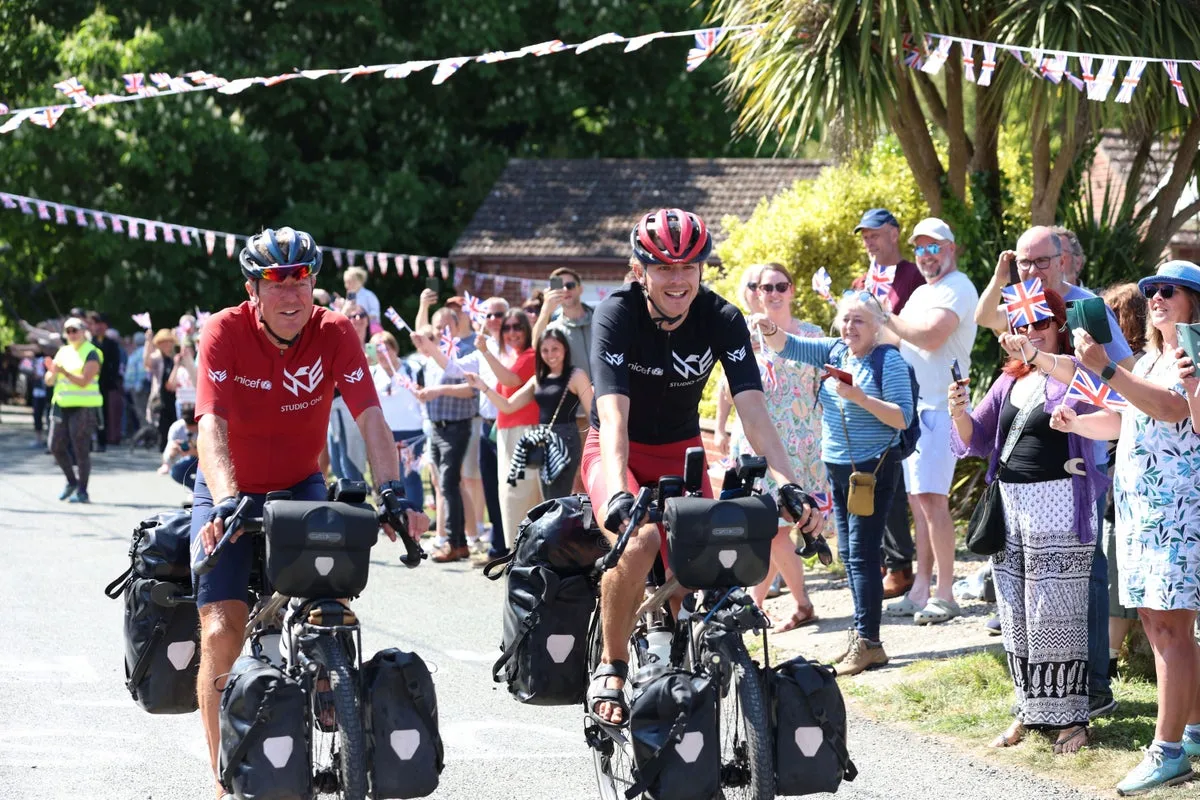 Father and Son Break Three World Records in Charity Cycle