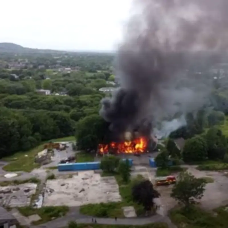 Fire Destroys Remaining Castle Building at Former Camelot Theme Park