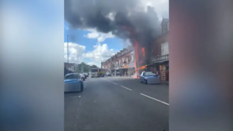Fire Engulfs Middlesbrough Takeaway: Eight Fire Engines Respond