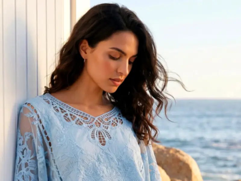 Flattering £27 Summer Lace Top for All Ages with Arm Coverage
